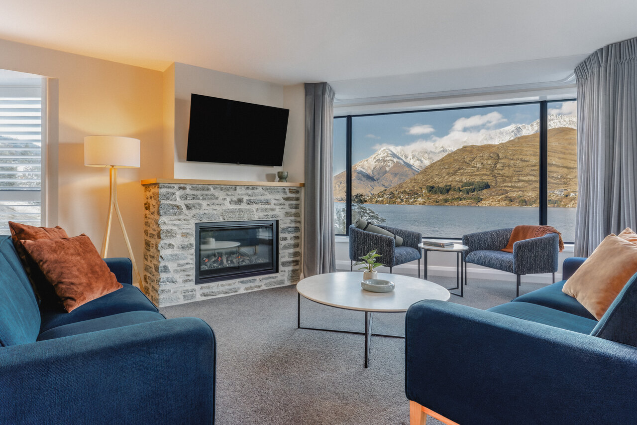 The lounge at Avani Queenstown